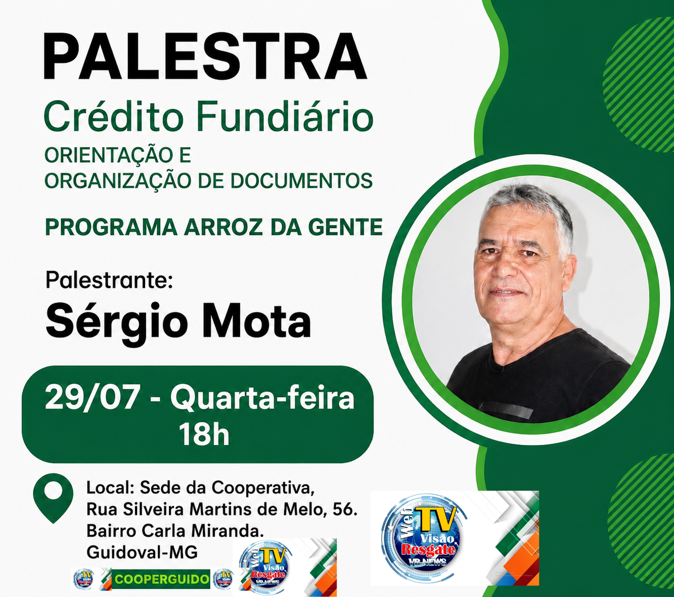 COOPERGUIDO PROMOVE PALESTRA SOBRE CRÉDITO FUNDIÁRIO EM GUIDOVAL.